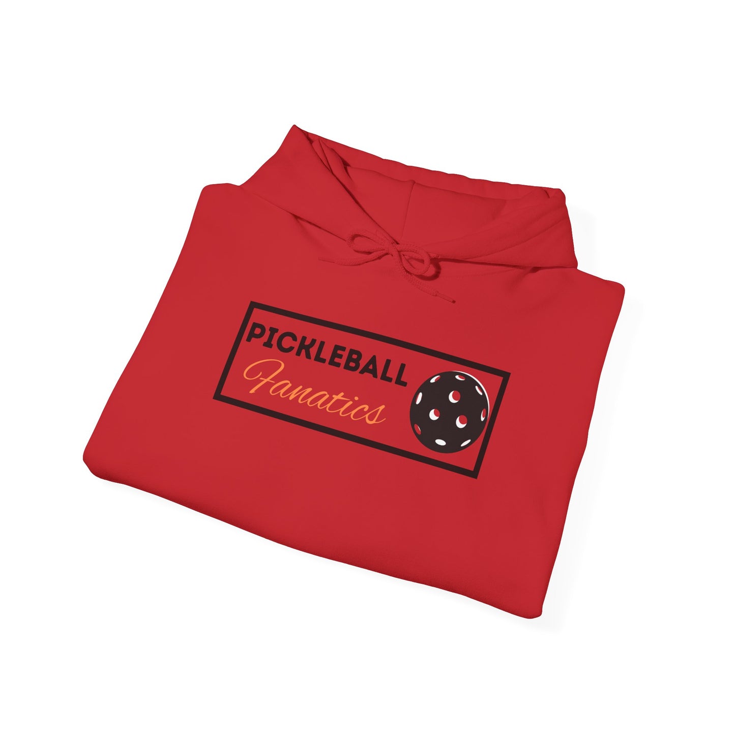 Unisex Heavy Blend Hoodie with Pickleball Fanatics Logo, Casual Wear, Perfect for Gifts, Relaxation, and Everyday Style