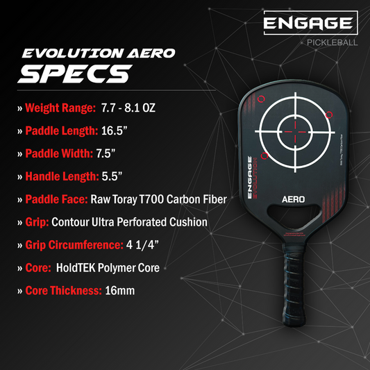 Aero | Raw Toray T700
By EngagePickleball