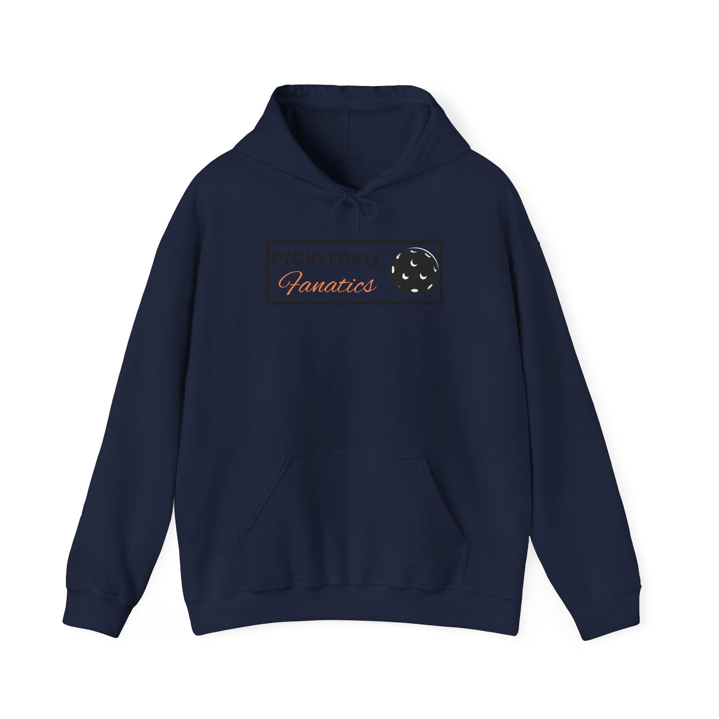 Unisex Heavy Blend Hoodie with Pickleball Fanatics Logo, Casual Wear, Perfect for Gifts, Relaxation, and Everyday Style