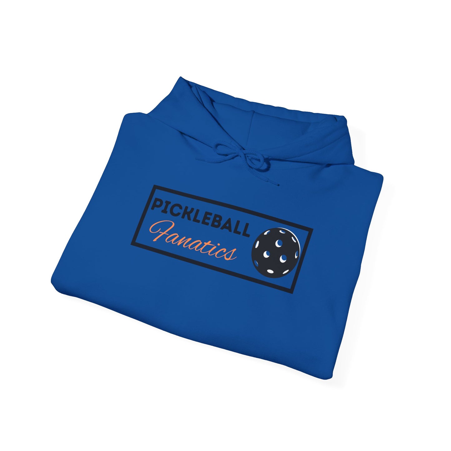 Unisex Heavy Blend Hoodie with Pickleball Fanatics Logo, Casual Wear, Perfect for Gifts, Relaxation, and Everyday Style