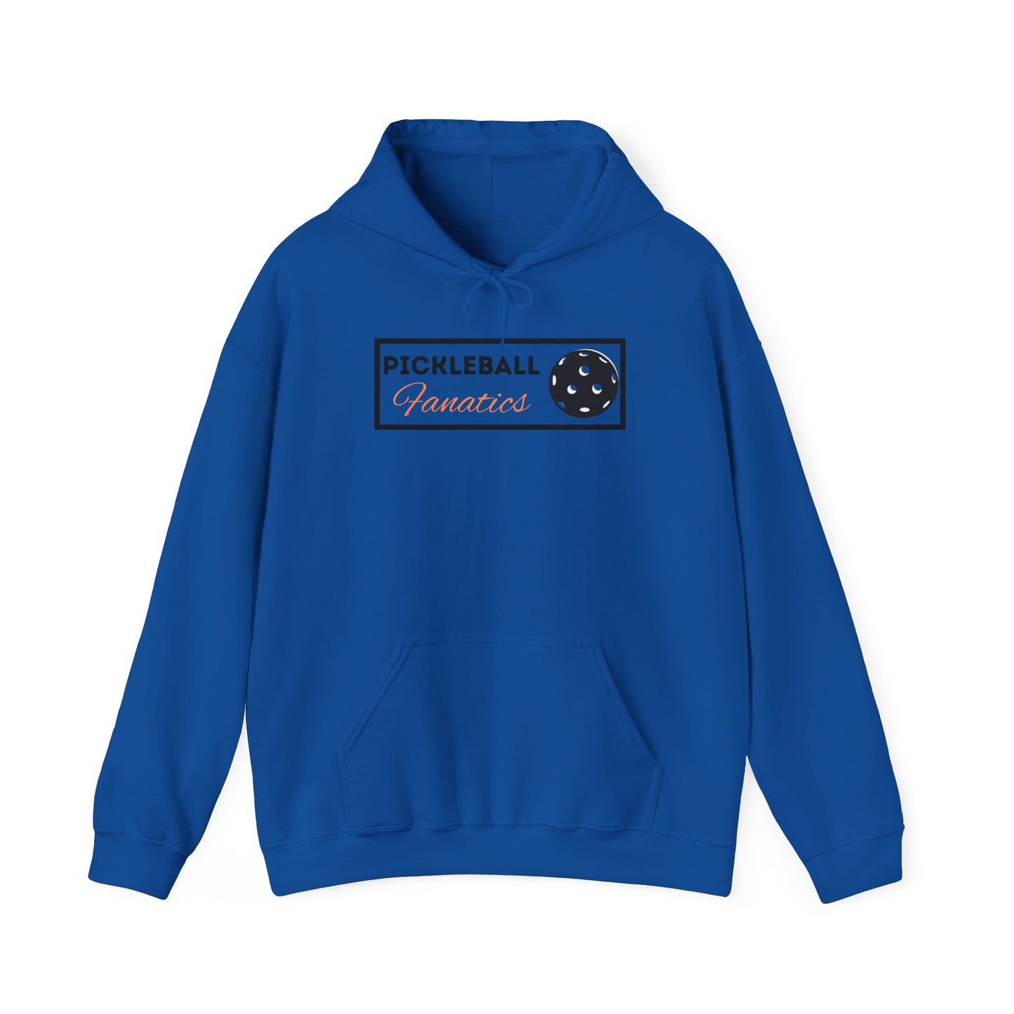 Unisex Heavy Blend Hoodie with Pickleball Fanatics Logo, Casual Wear, Perfect for Gifts, Relaxation, and Everyday Style