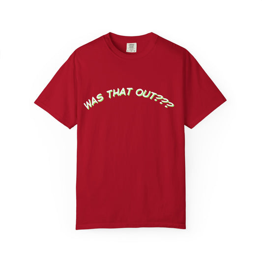 COMFORT COLORS-  WAS THAT OUT??? white logo T-Shirt