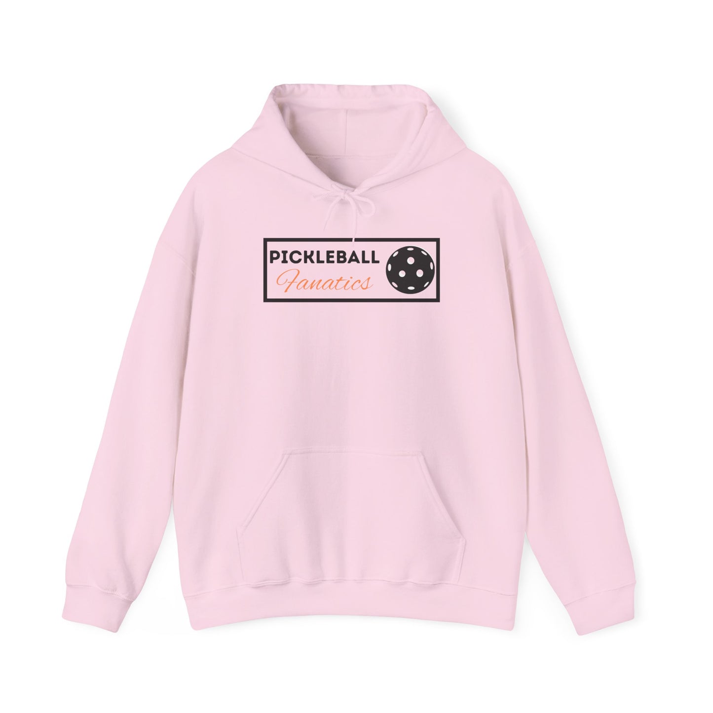 Unisex Heavy Blend Hoodie with Pickleball Fanatics Logo, Casual Wear, Perfect for Gifts, Relaxation, and Everyday Style