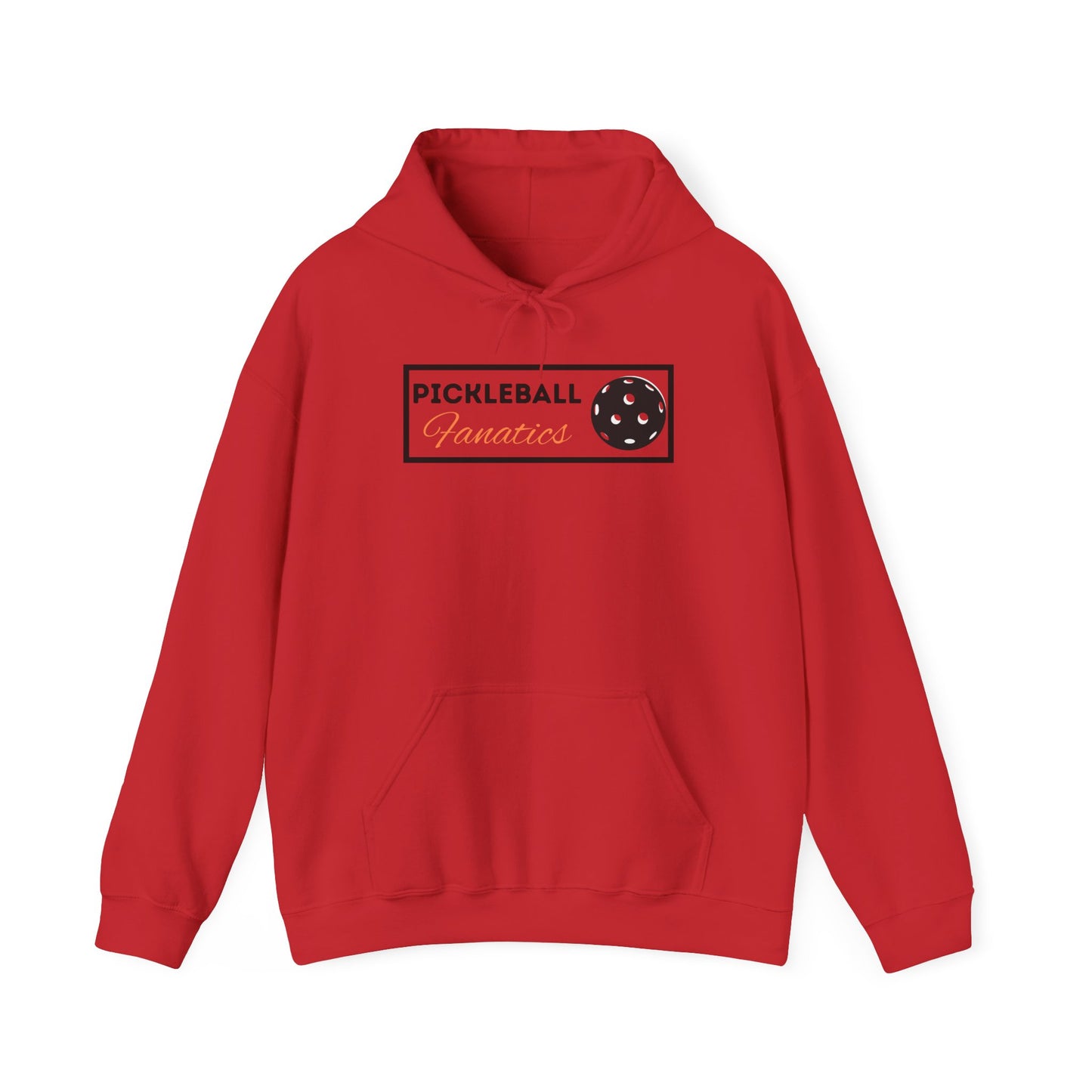 Unisex Heavy Blend Hoodie with Pickleball Fanatics Logo, Casual Wear, Perfect for Gifts, Relaxation, and Everyday Style