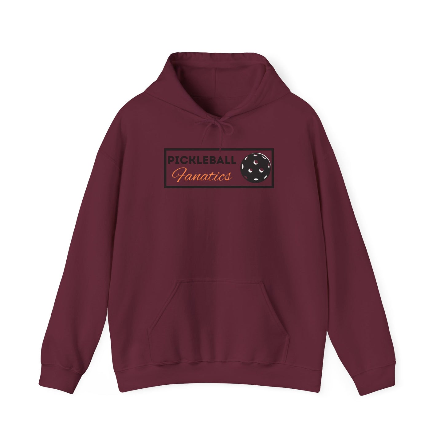 Unisex Heavy Blend Hoodie with Pickleball Fanatics Logo, Casual Wear, Perfect for Gifts, Relaxation, and Everyday Style