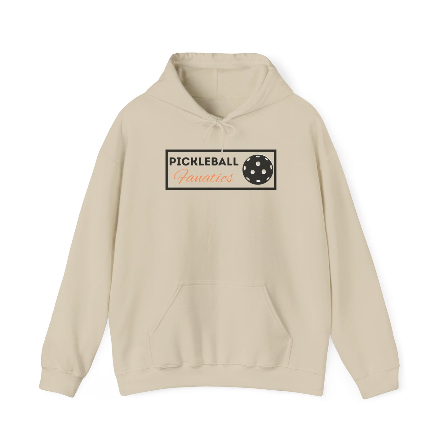 Unisex Heavy Blend Hoodie with Pickleball Fanatics Logo, Casual Wear, Perfect for Gifts, Relaxation, and Everyday Style