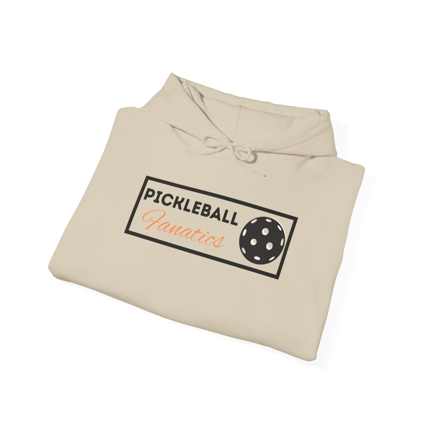 Unisex Heavy Blend Hoodie with Pickleball Fanatics Logo, Casual Wear, Perfect for Gifts, Relaxation, and Everyday Style