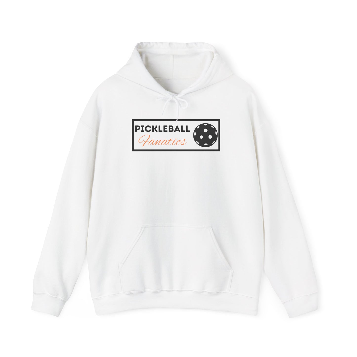 Unisex Heavy Blend Hoodie with Pickleball Fanatics Logo, Casual Wear, Perfect for Gifts, Relaxation, and Everyday Style