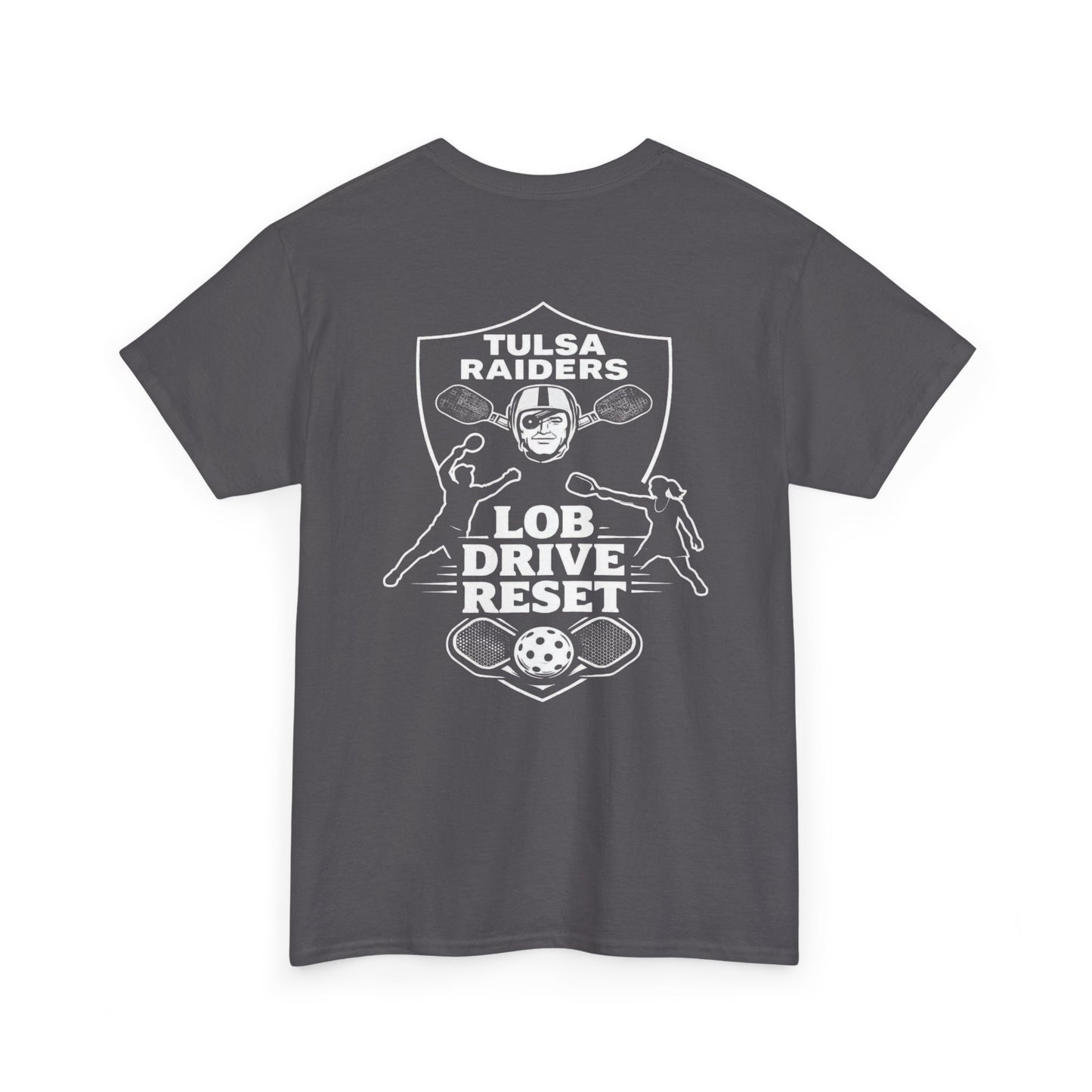 Lob-Drive-Reset Raiders Tee — Logo T-Shirt