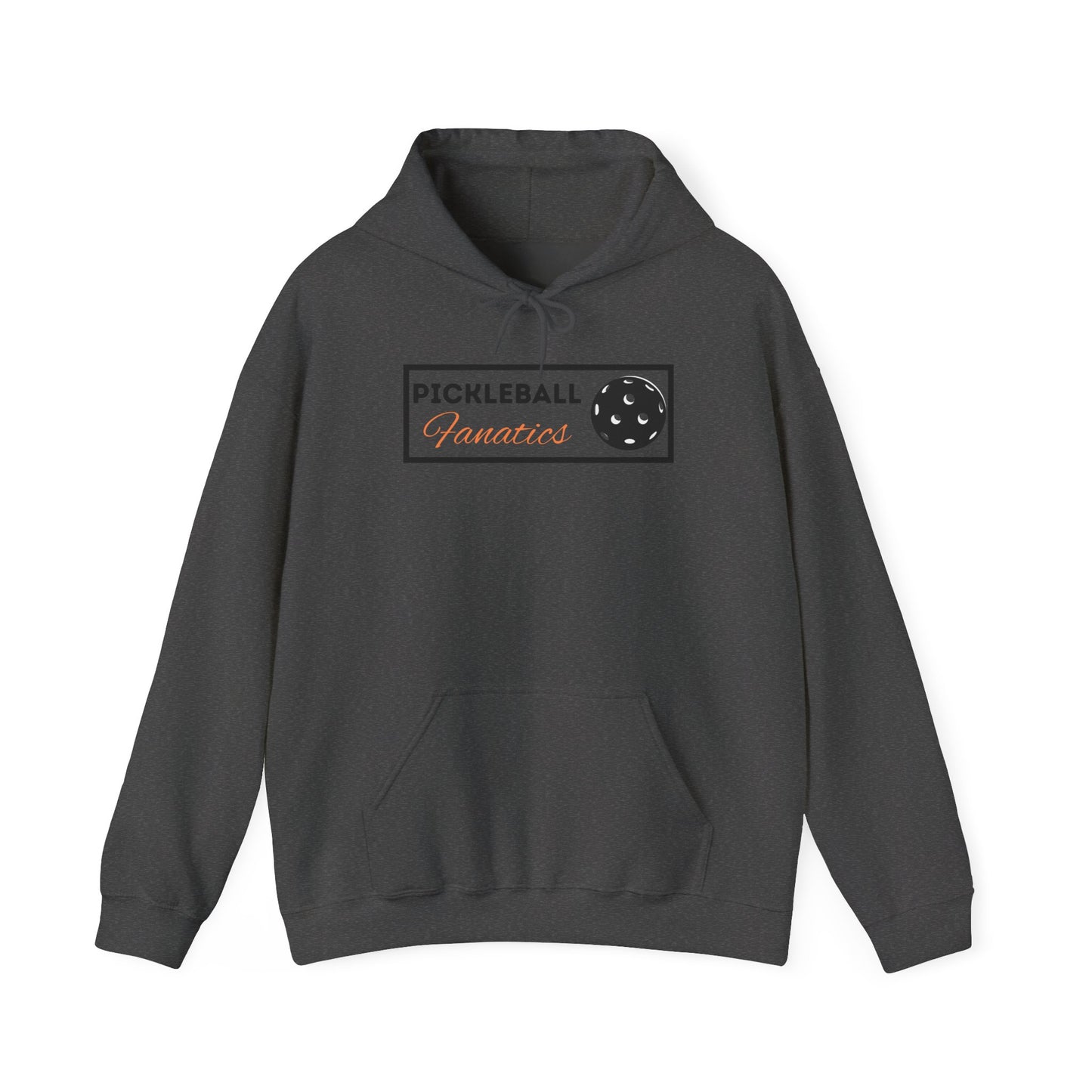 Unisex Heavy Blend Hoodie with Pickleball Fanatics Logo, Casual Wear, Perfect for Gifts, Relaxation, and Everyday Style
