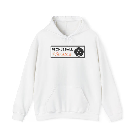 Unisex Heavy Blend Hoodie with Pickleball Fanatics Logo, Casual Wear, Perfect for Gifts, Relaxation, and Everyday Style