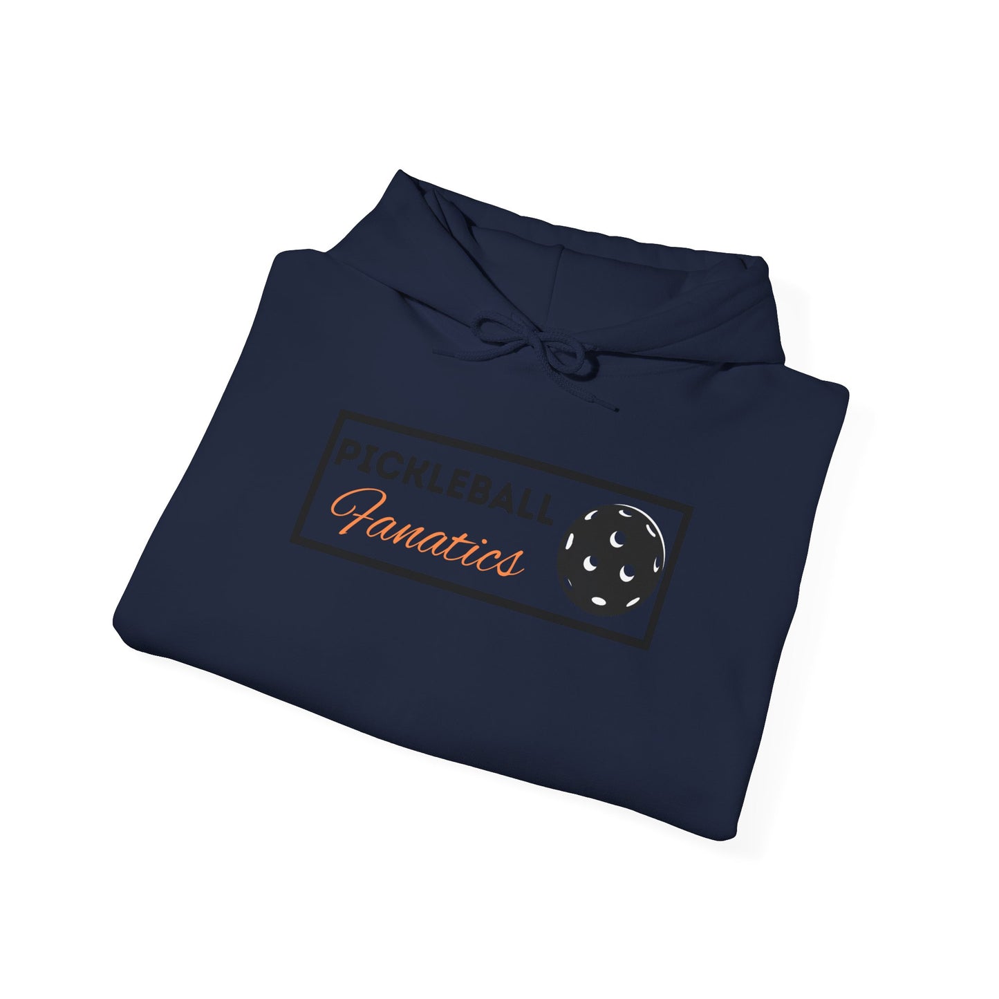 Unisex Heavy Blend Hoodie with Pickleball Fanatics Logo, Casual Wear, Perfect for Gifts, Relaxation, and Everyday Style