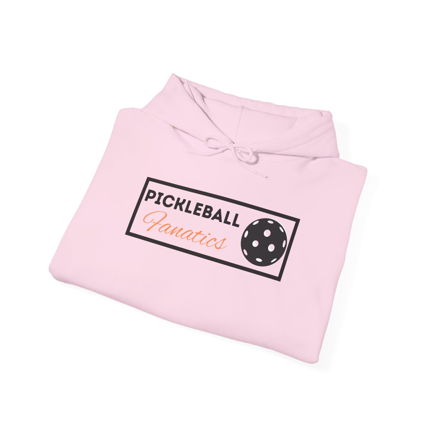 Unisex Heavy Blend Hoodie with Pickleball Fanatics Logo, Casual Wear, Perfect for Gifts, Relaxation, and Everyday Style