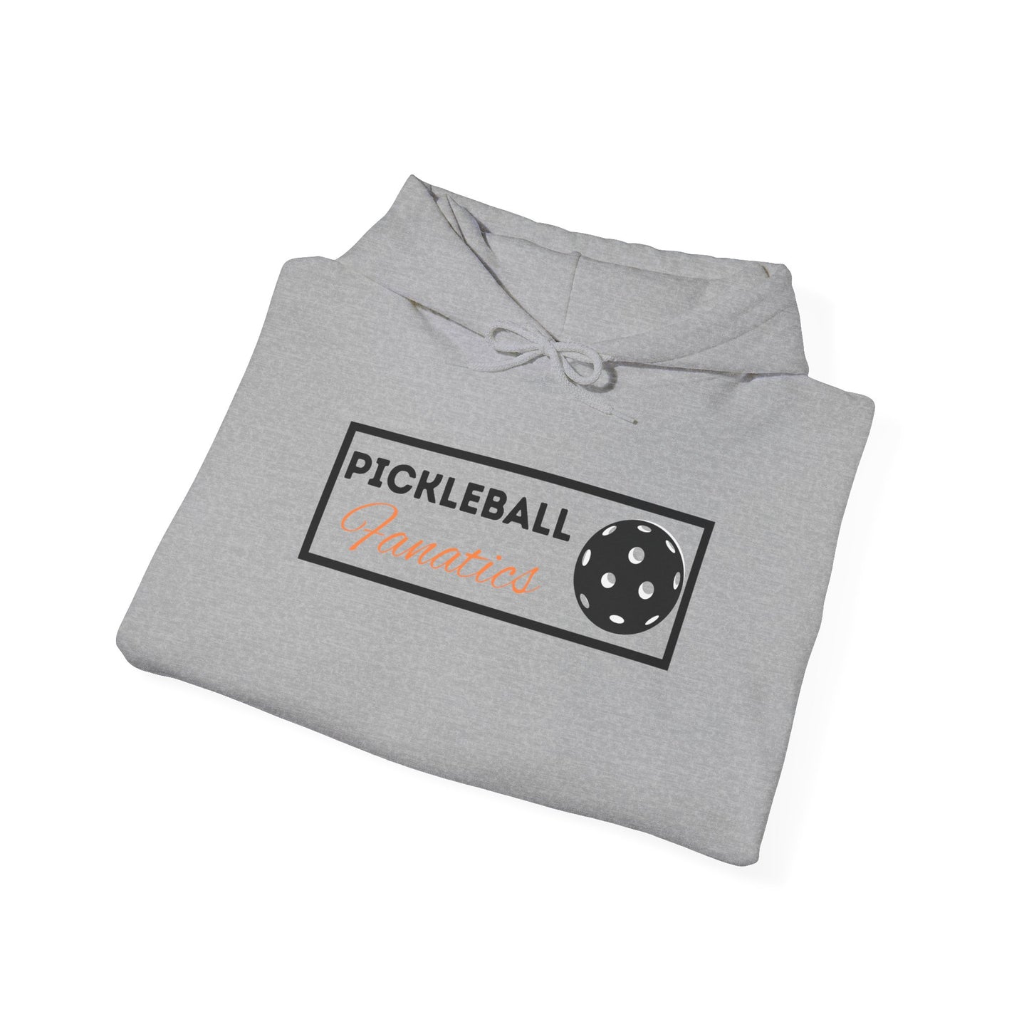 Unisex Heavy Blend Hoodie with Pickleball Fanatics Logo, Casual Wear, Perfect for Gifts, Relaxation, and Everyday Style