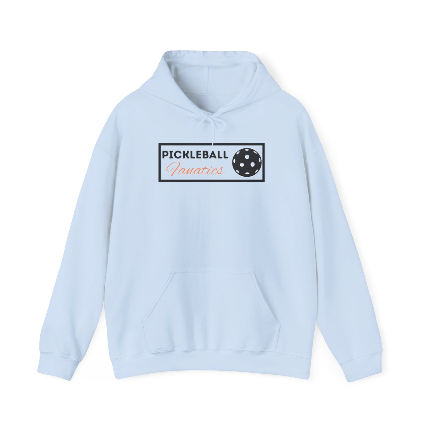 Unisex Heavy Blend Hoodie with Pickleball Fanatics Logo, Casual Wear, Perfect for Gifts, Relaxation, and Everyday Style