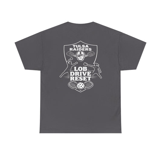 Lob-Drive-Reset Raiders Tee — Logo T-Shirt