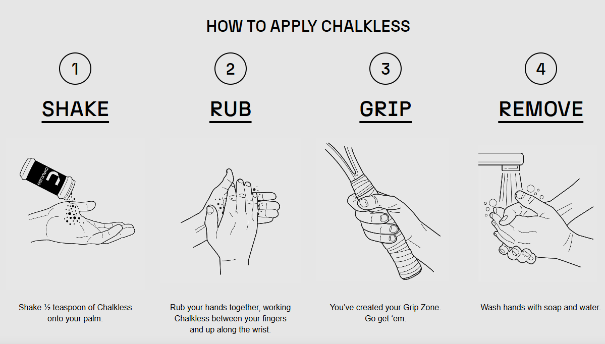 Chalkless- Radically Engineered Grip Enhancer